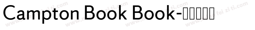 Campton Book Book字体转换